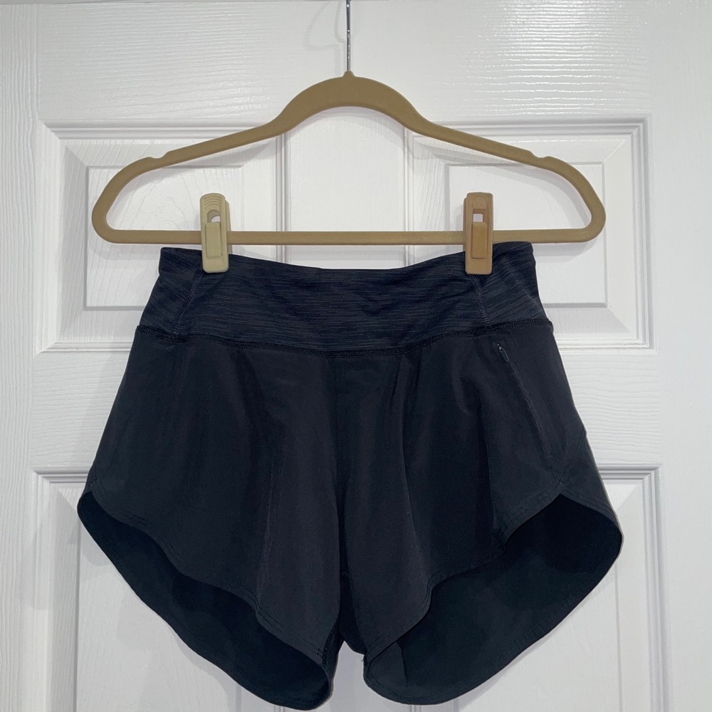 Outdoor Voices Black Athletic Running Shorts